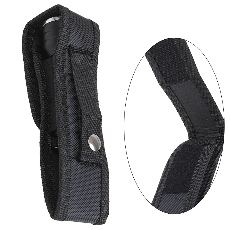 Weapon Flashlight Accessories Tactical 360 Degrees Rotatable Flashlight Pouch Holster Torch Case for Belt Torch Cover Hunting Lighting Accessories