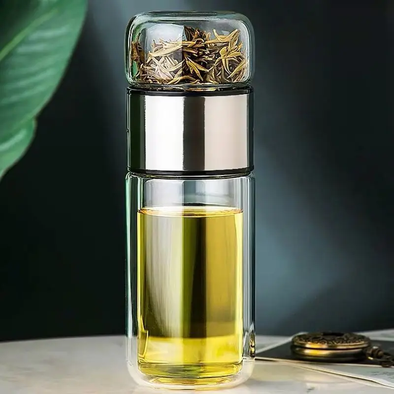 Tea Separated Bubble Tea Cup Double Layer Thickened Heat Insulating