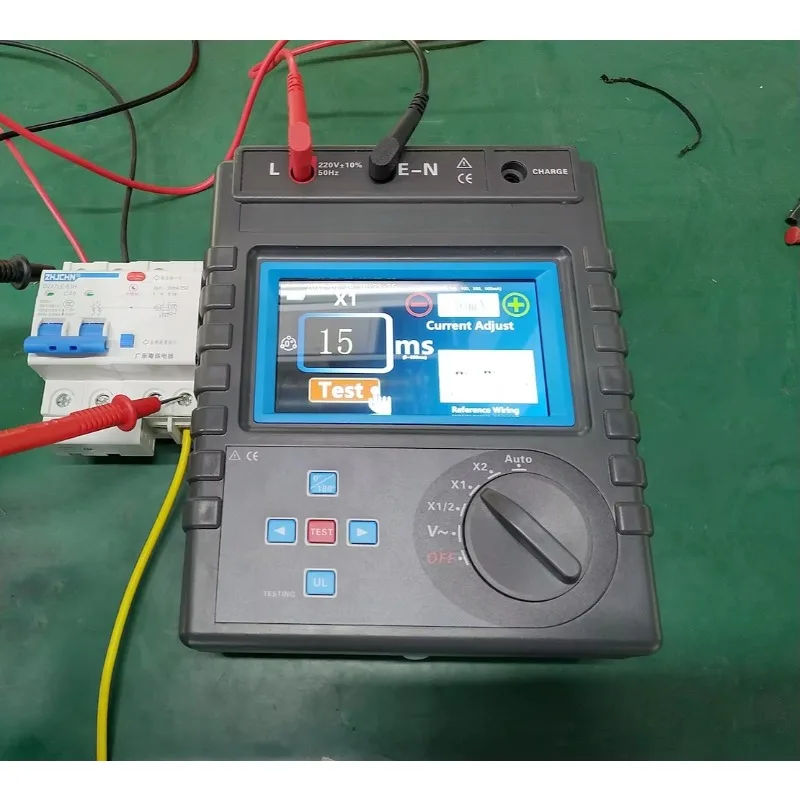 ETCR8600B RCD 테스터 누설 방지 스위치 테스터 5 1000mA AC 전압계