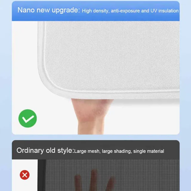 For BYD SEAL ATTO 4 2022-2025 Upgrade Nano Ice Cloth Buckle Sun Shades Roof Sunshade Sunscreen Heat Insulation Sunroof Accessory 2