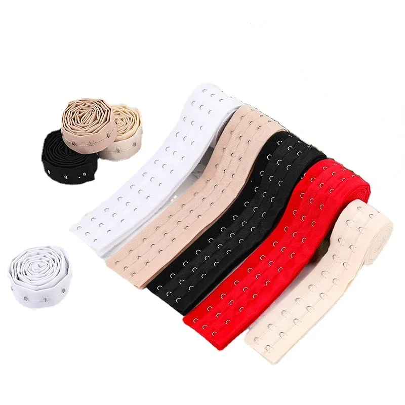 

50yards/Lot Continuous Bra Buckle Hook Eye Underwear Sewing Accessories Corset Body Shapewear Buttons Plus Size Diy