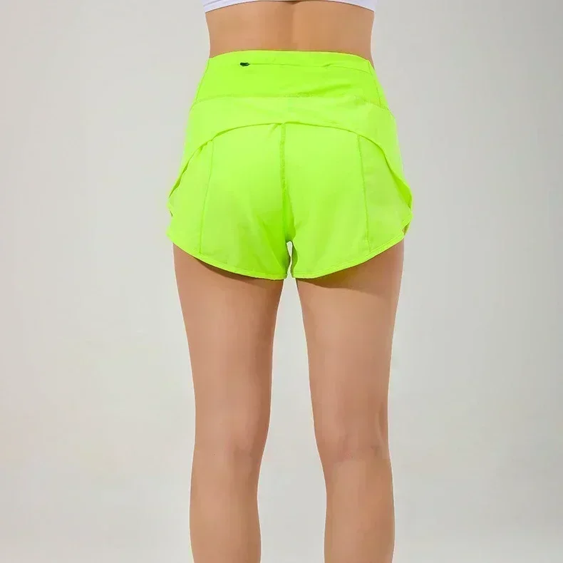 Lemon Speed Up High Waist Running Shorts for Women With Liner  2.5