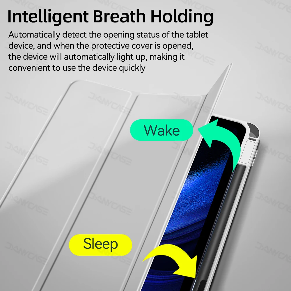 Multi-Function Protective Tablet Case with Auto Sleep/Wake Cover