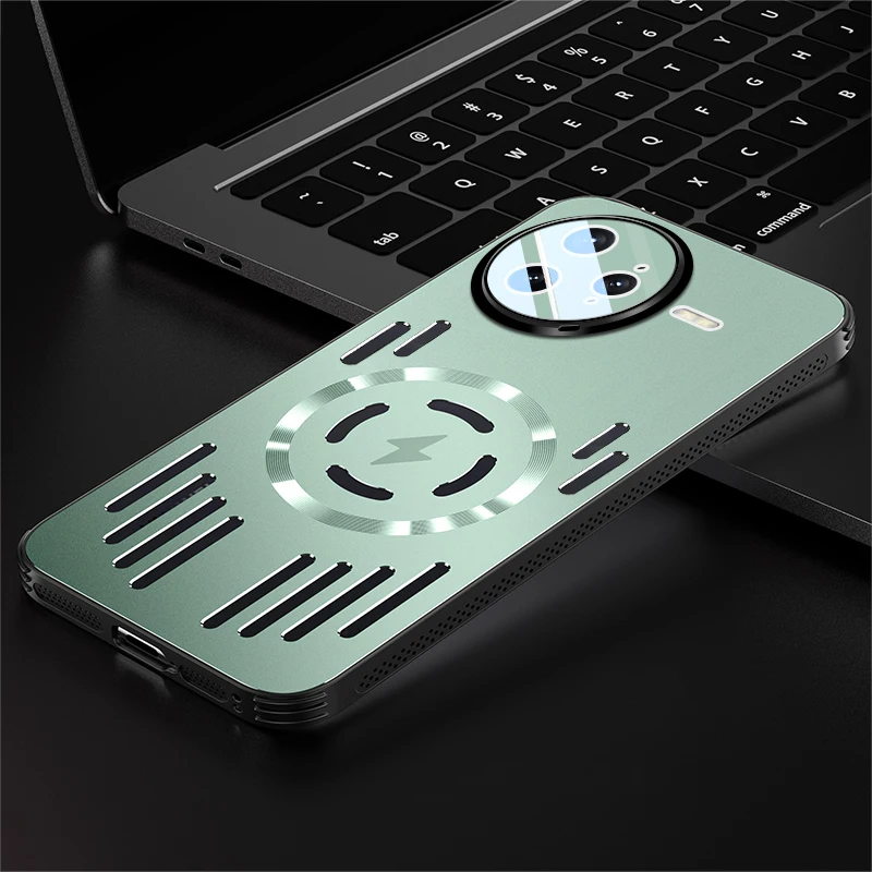 Enhanced Magnetic Wireless Charging Protective Case with Heat Dissipation