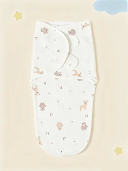 1 coperta per neonati in puro cotone con stampa di cartoni animati, morbida e confortevole, coperta per neonati