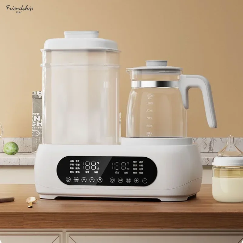 Home Electric Kettle: Baby Thermostatic, Bottle Milk Adjustment, Steam Sterilization & Drying, Two-in-One Milk Warmer.