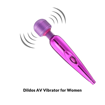 Dildo AV Vibrator Powerful Clitoris Vibrators for Women Magic Wand G-Spot Massager USB Recharge Female Sex Toys for Adult 18 2
