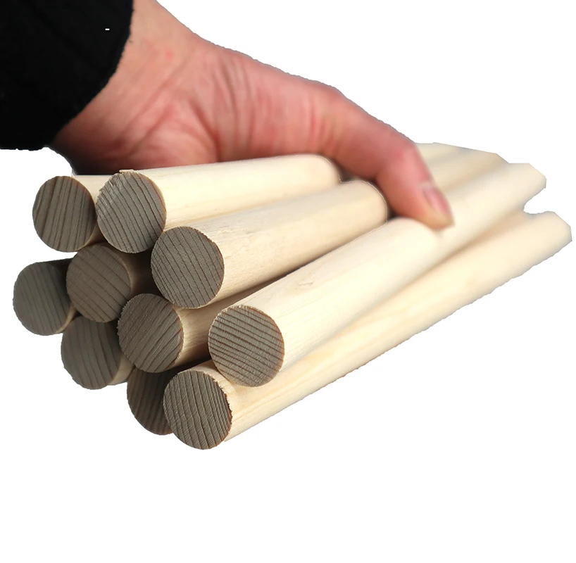 10pcs Aged Spruce Wood Upright Double Bass Sound post,Bass Soundpost 3/