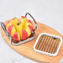 

1 Set Apples Slicer Gridding Detachable Stainless Steel Multi-functional Cucumbers Fruit Slicer Household Supplies