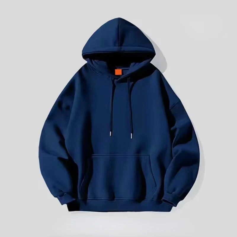 Hooded Sweatshirt Couple Hoodie Men Pullover Streetwear Casual Loose Autumn Winter Jacket Sports Outerwear Long Sleeve Solid
