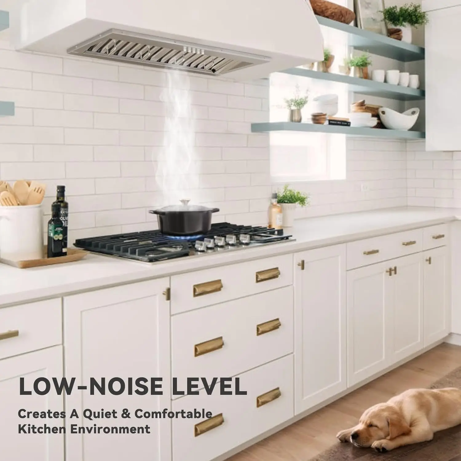 Range Hood with 3 Speed Exhaust Fan, Stainless Steel Range Hoods From