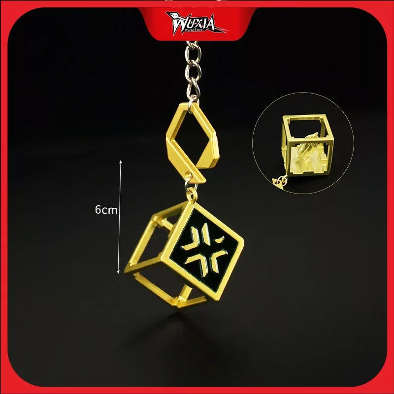 

6cm Valorant Keychains Champions 2023 Strap Pendant Game Peripheral Metal Agents Weapon Model Accessories Keychains Gifts Toys