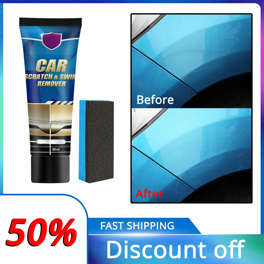 carnauba car wax 1Pc Car Scratch and Swirl Remover Auto 60ml Scratch Repair Tool Car Scratches Repair Polishing Wax Anti Scratch Car Accessories car wax