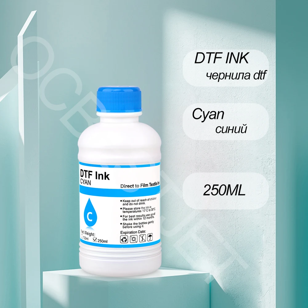 DTF Ink Ordinary Quality 250ml PET Film Transfer Ink For Epson I3200 L1800 1390 L800 PET Film Printing And Transfer