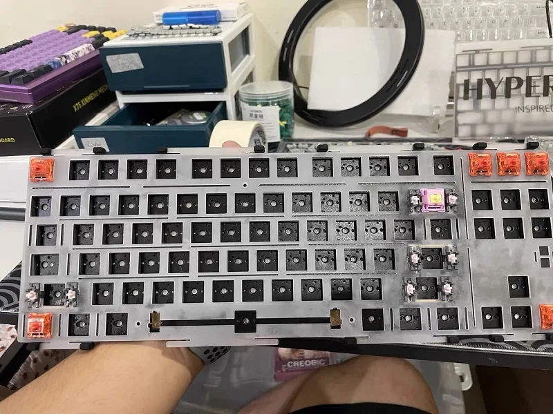 KBDfans Tiger80 TKL キーボード 7U プレート アルミニウム PP