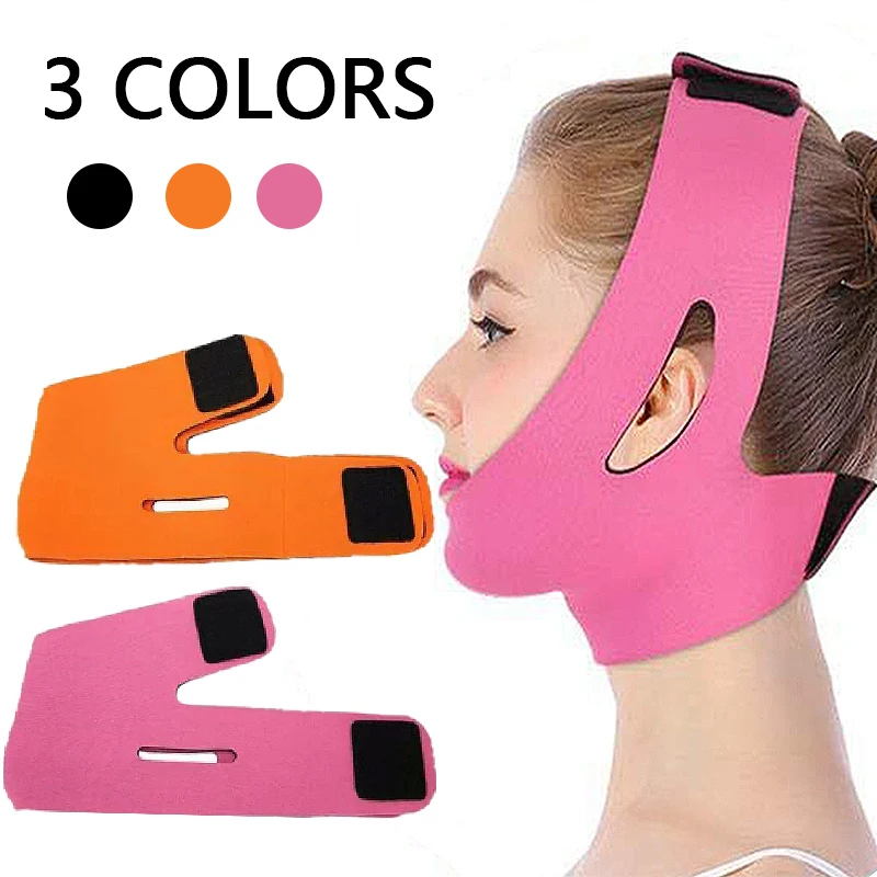 

1Pc Face Shaper Bandage V Shape Face Liftup Thin Belt Anti Wrinkle Reduce Double Chin Face Slimming Mask Facial Skin Care Tools