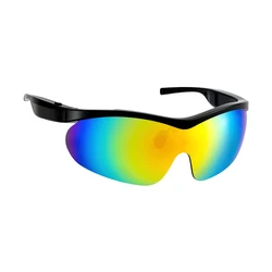 AI - Powered Smart Bluetooth Sunglasses (Colorful Gold)