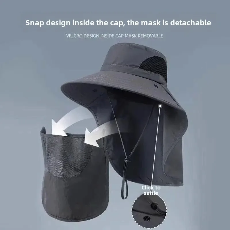 Outdoor Sun Protection Fisherman Hat for Men and Women