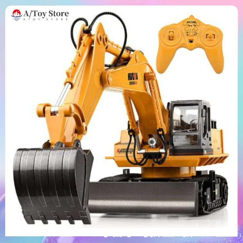 Huina 510 1510 1:16 RC Excavator Car 2 