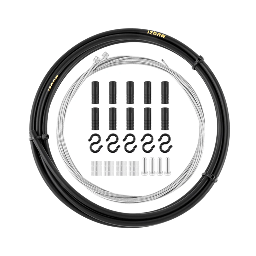 Mtb אופני כביש bmtb בלם כבל משמרת קו קבע אוניברסלי אופניים משמרת בלם ערכת כבלים צינור תיל צינור