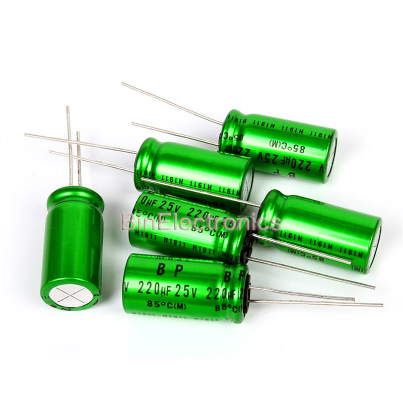 Nichicon MUSE-Capacitor de áudio Bipolar HiFi, BP ES Bi Nonpolar Nonpolar, 4.7uf 10uf 22uf 47uf 100uf 25V 50V pés de cobre, 10pcs por lote