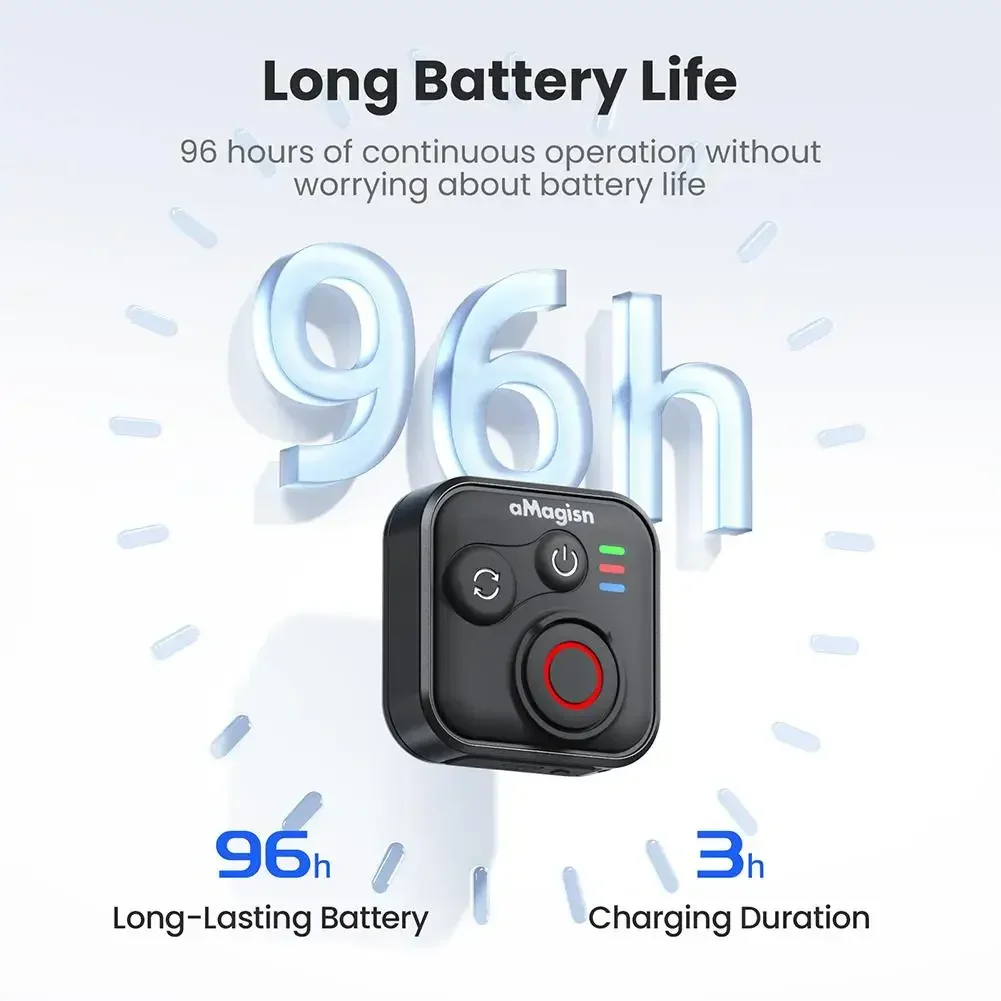 Bluetooth Remote Controllor For DJI Osmo 360/Action 6/5 Pro/4 50m Wireless Long Battery Life Remote Control Camera Accessories