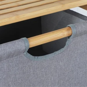 3 pull-out drawers removable storage sorter bags space-saving basket with handles 