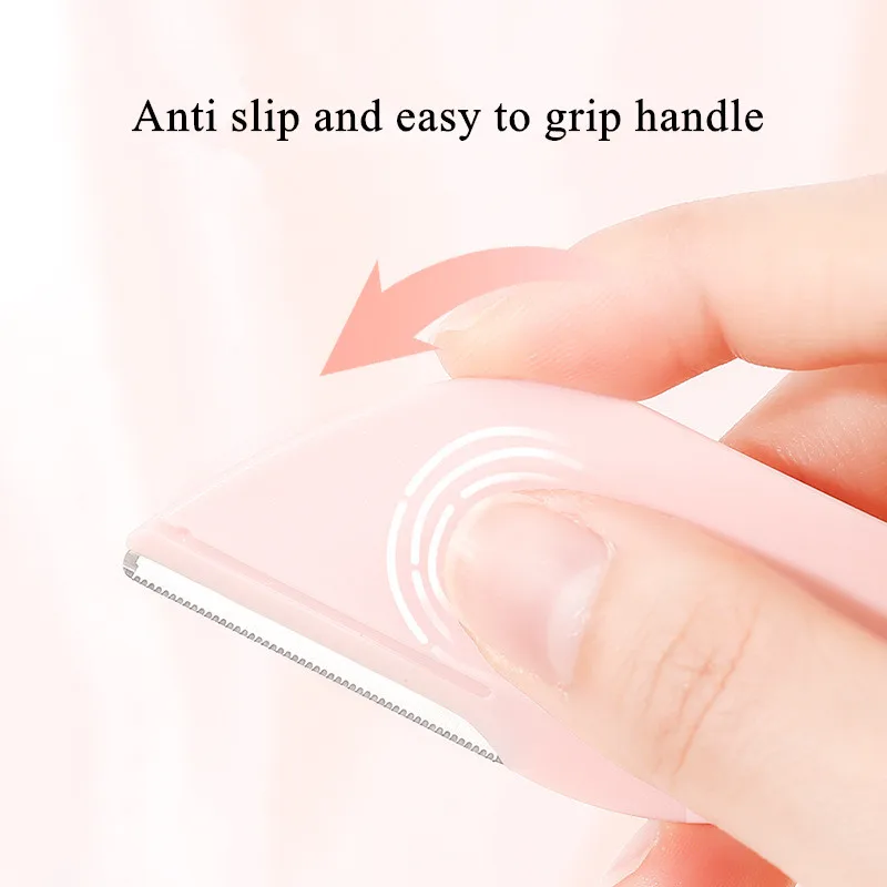 3pcs Set Macro Eyebrow Trimmer Eyebrow Razor Portable Non-slip Easy to Handle Hair Shaver Eye Brow Remover Beauty Tools