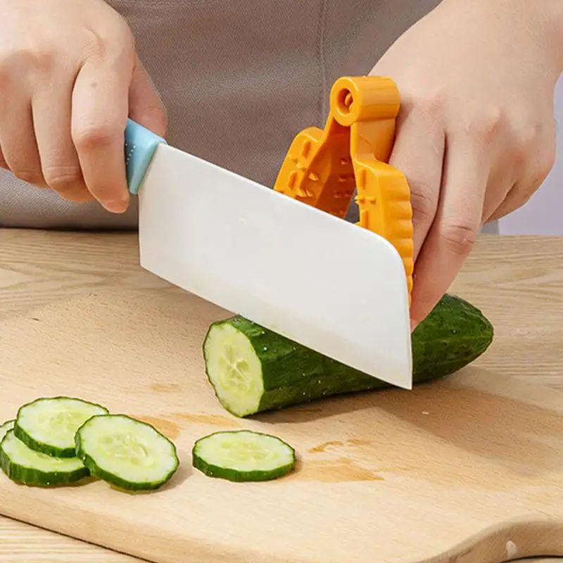 Vegetable Cutting Finger Protector Finger Hand Protector Non-slip Food Grabber Tool Hand Protection For Cutting, kitchen tools