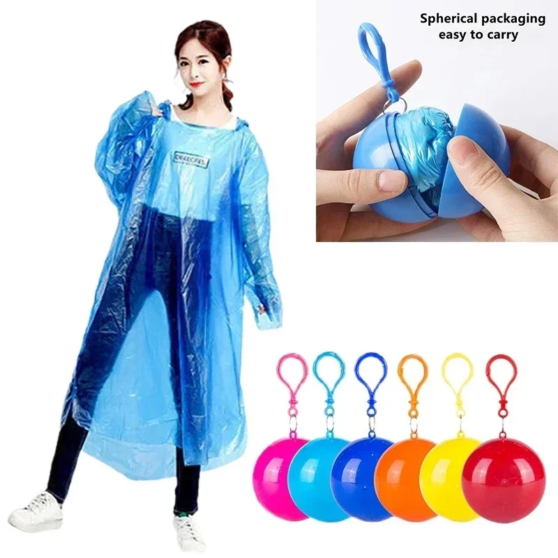Keychain Disposable Rain Poncho 1