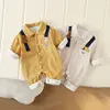 Autumn Winter Corduroy Thick Newborn Baby Rompers Casual Double Layer Soft One Piece  Jumpsuits for Baby Girls and Boys Outwear