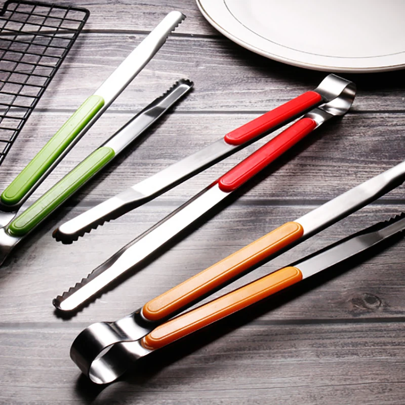 BBQ Grilling Salad Bread Serving Tongs 25cm food tongs