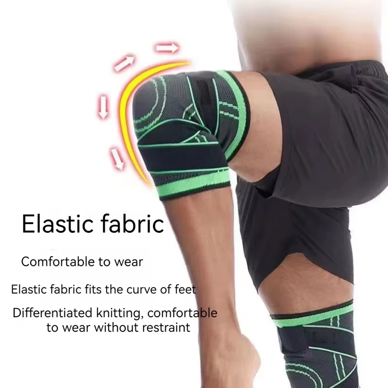 Knee Brace Compression Knit Pad For Sports