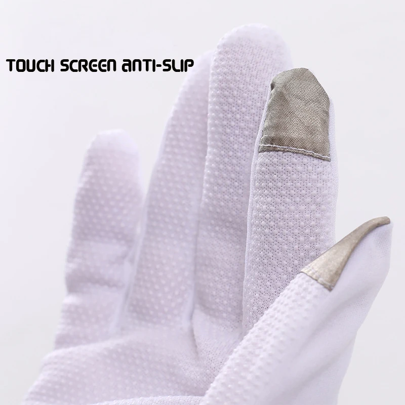 Men's and Women's Cotton Three-tendon Driving Touch Screen Anti-slip Gloves for Cycling Fishing Sun Protection cycling gloves fishing gloves sports gloves