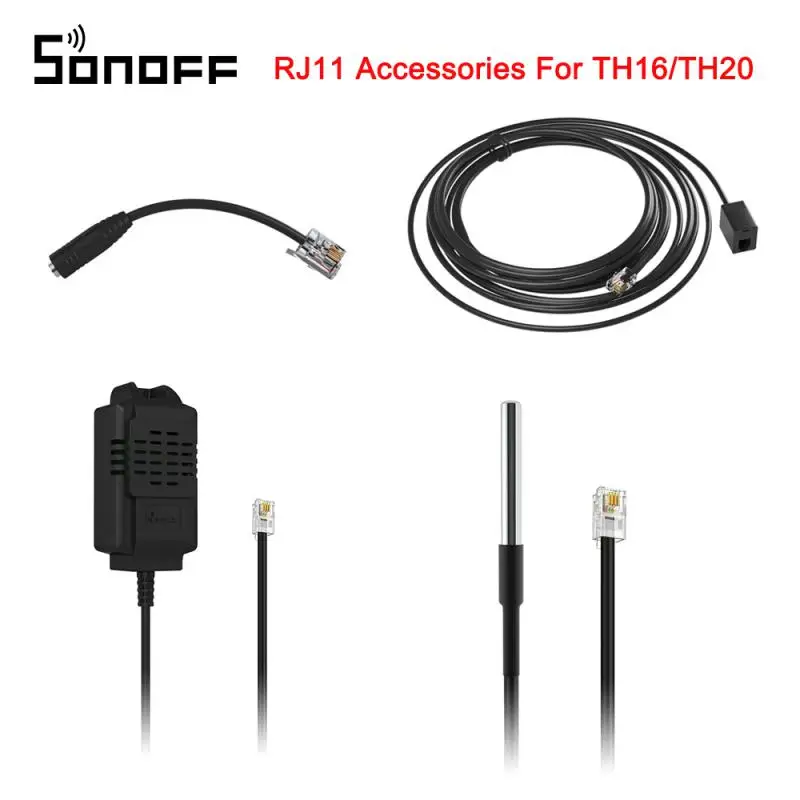 SONOFF RJ11 Adapter Accessories THS01 DS18B20 Temperature Humidity sonoff-rj11-adapter-accessories-ths01-ds18b20-temperature-humidity