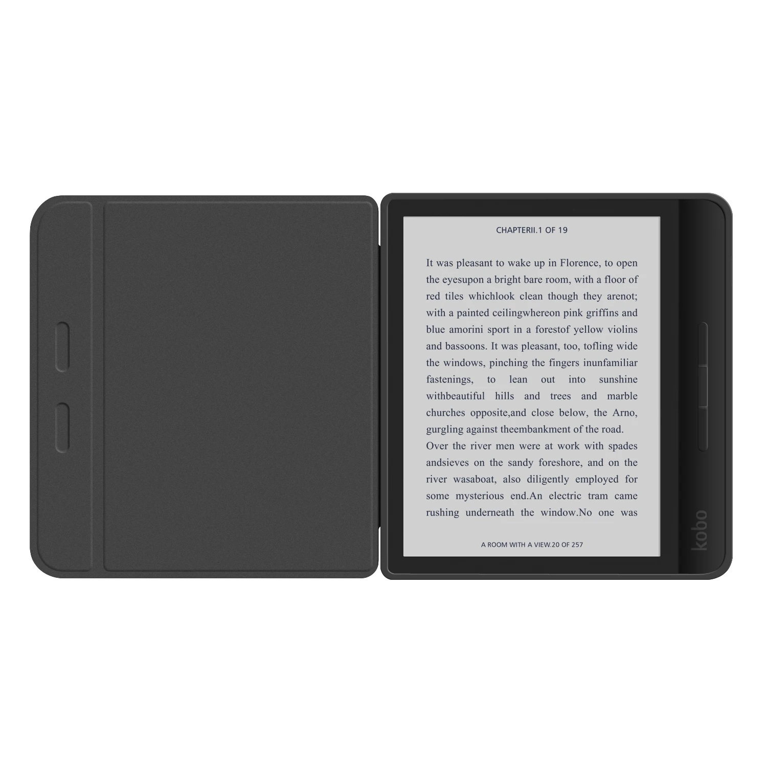 Für Kobo Libra Colour/Libra 2 7 Zoll abnehmbare 2-in-1-Hülle, transparente Acrylrückseite, Wake/Sleep-PU-Lederhülle, Zubehör, E-Book-Hülle – Detail 15