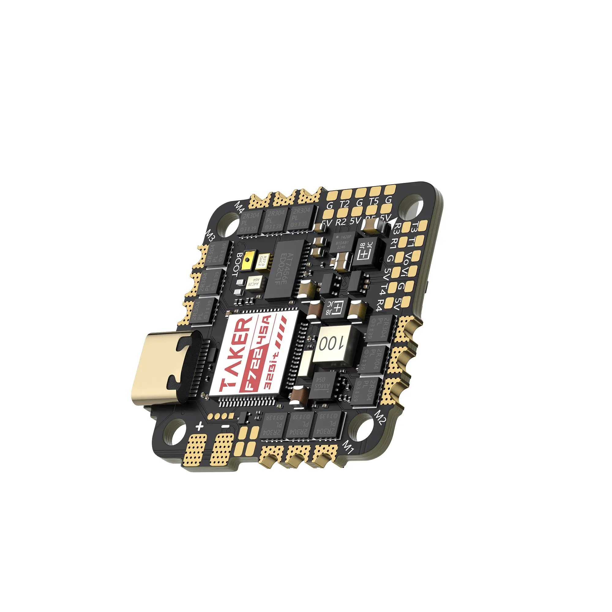 TAKER F722 45A 32Bit AIO Flight Controller Stack pour Drone FPV