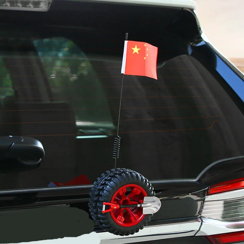 

Внешние декоративные принадлежности для автомобиля, маленькие запасные мини-шины для багажника, для внедорожника, Оригинальные забавные декоративные шины для автомобиля