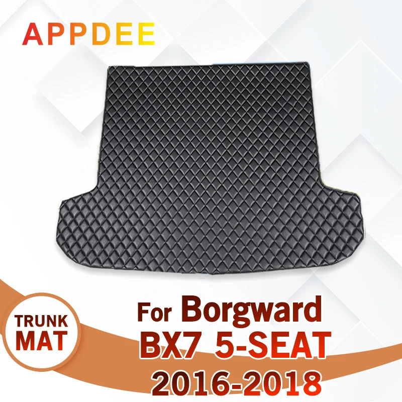 

Коврик для багажника автомобиля для боргварда BX7 5-Seat 2016 2017 2018 пользовательские автомобильные аксессуары автомобильное украшение интерьера