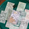60 Sheets/pack Textured Junk Journal Material Paper Retro Vintage Patterns Artistic Decoupage Paper Scarpbooking Supplies 5