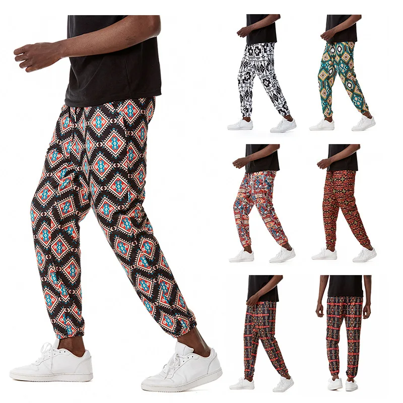 Summer New Men's Pants Simia Basic Casual Loose Mid Waist Harun Pants Fashion Youth Trend