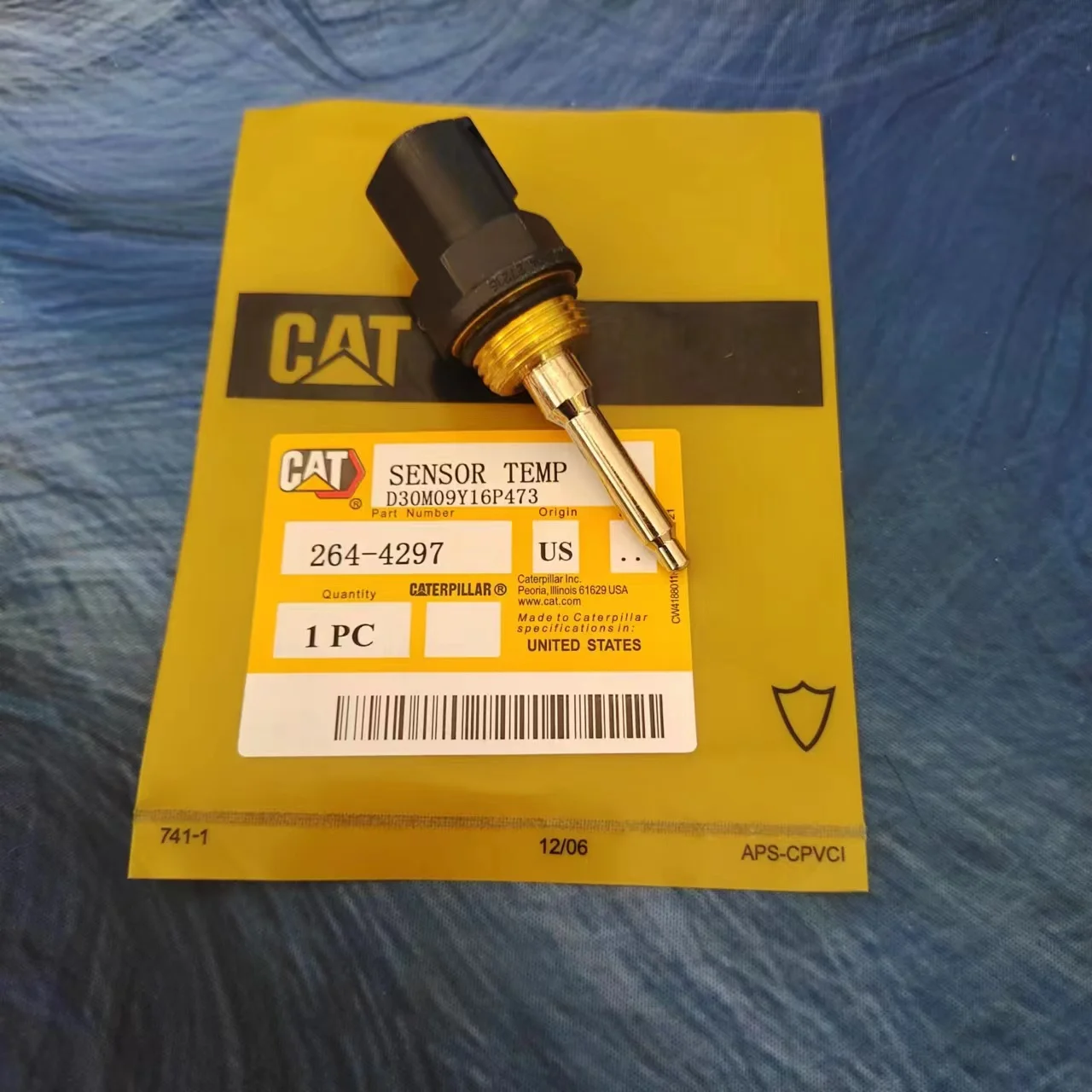 Original Heavy Duty Temperature Temp Sensor For CAT 725 730 735 740 AP-1000D 420E Truck Excavator 264-4297 2644297 1309811