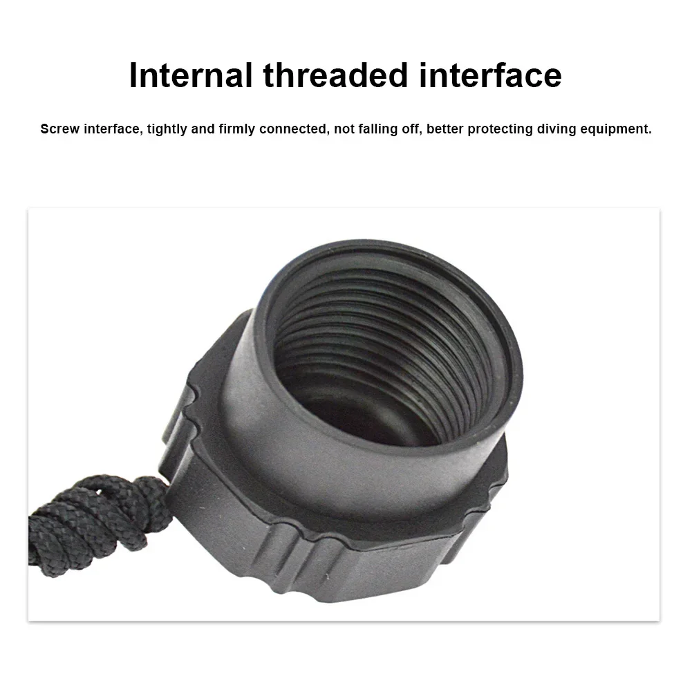 Diving Dust Cap Threaded First Stage Valve Cover Easy To Use Protector Cap for Din 1ST Stage Regulator