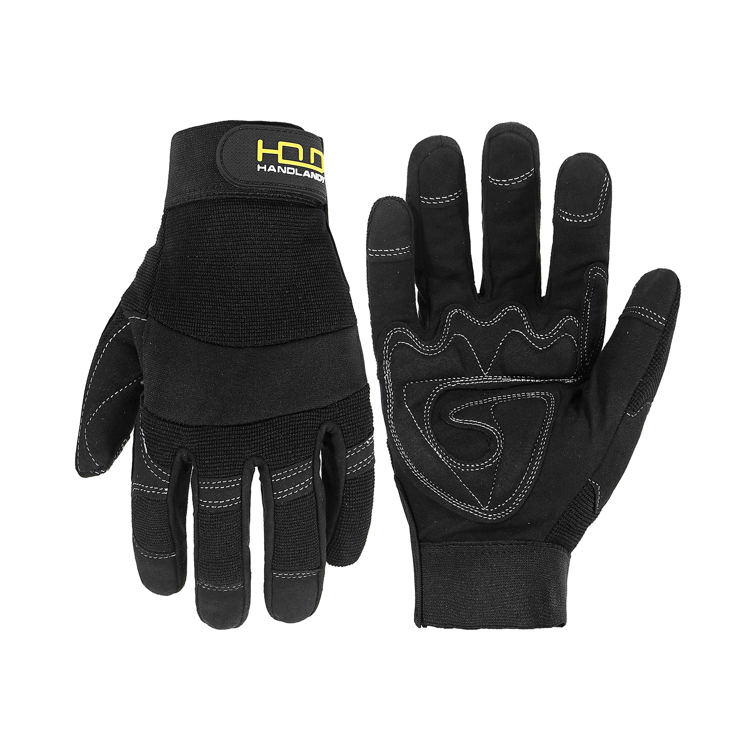 Work Gloves HANDLANDY for Men & Women Utility Mechanic Touch Screen Flexible Yard