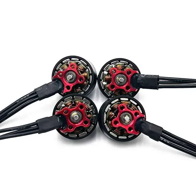 Moteur sans balais Airforth AF1404 pour drone FPV, avec câbles et connecteurs