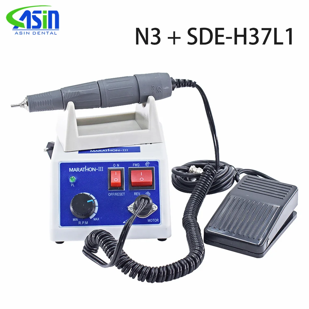 Dental Lab Electric Smt Marathon Motor Micromotor Machine N3 + 35k Rpm