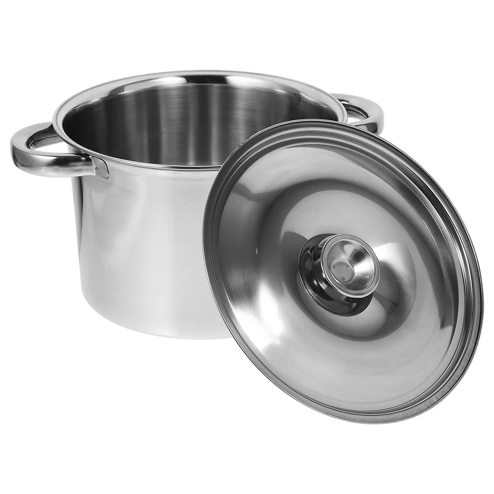 

Covered Stockpot Soup Boiling Pan Multifunctional Kitchen Cookware Induction Saucepan Supply With Stainless Steel Brine