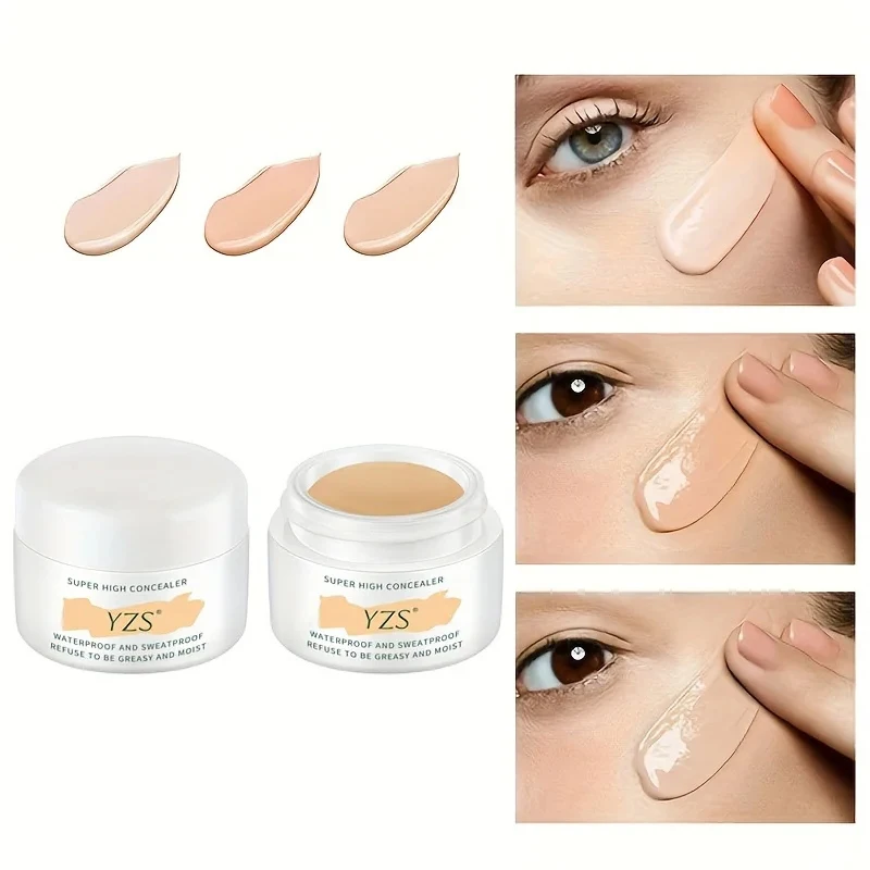 Face Concealer Full Coverage Invisible Tattoo Scars Acne Marks Dark Circles Waterproof Lasting Natural Brighten Foundation