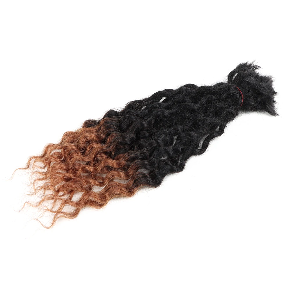 Orientfashion human hair bohemian locs extensions curly dreads handmade dreadlock body deep goodness locs extensions