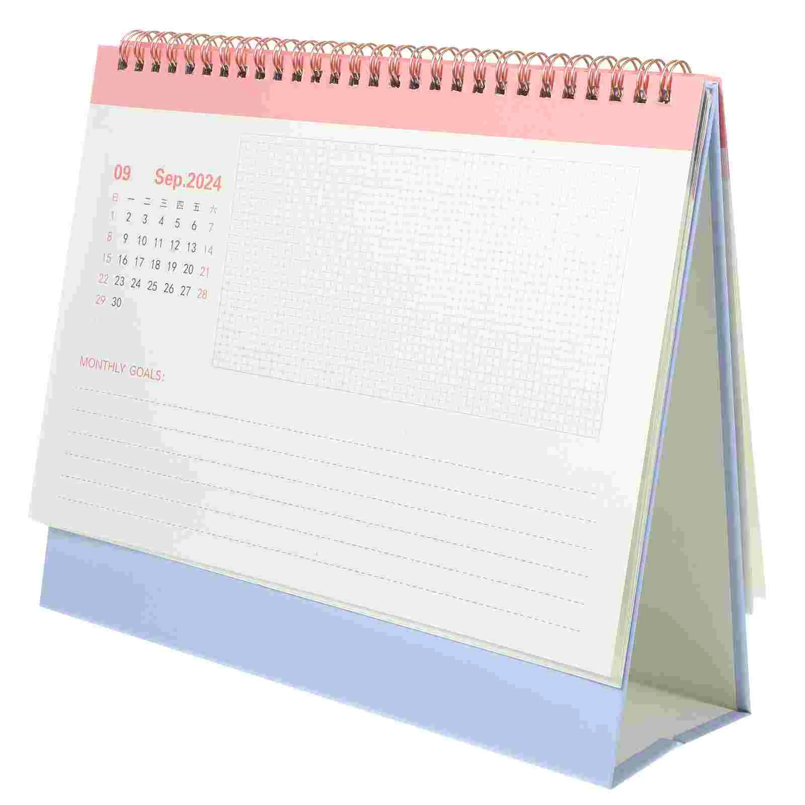 

A3 A4 Desk Calendar With Pocket Office Monthly Planner Thick Paper Table Mouse Pad Year Decorative Office In ukrainian